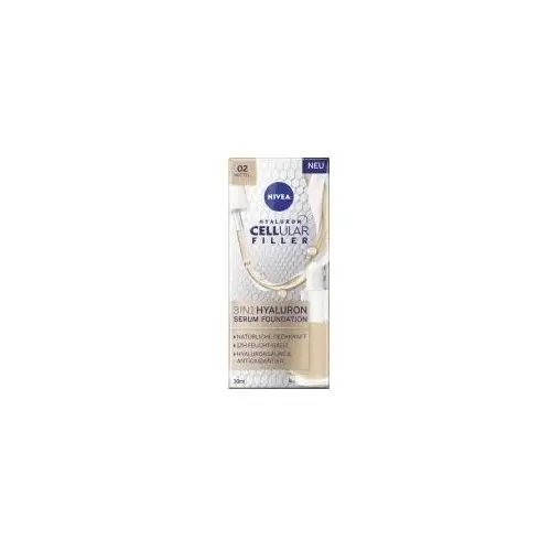 Nivea cellular filler 3in1 hyaluron serum podkład do twarzy 02 mittel 30 ml