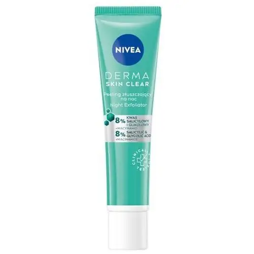 Nivea Derma Skin Clear Peeling złuszczający na noc, 40 ml gesichtspeeling 40.0 ml,1