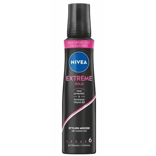 Nivea Extreme Hold pianka do włosów utrwalająca 150 ml,1