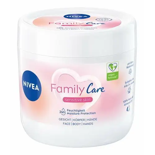 Nivea nivea family care lekki krem nawilżający do ciała, twarzy i dłoni, 450 ml koerperfluid 450.0 ml