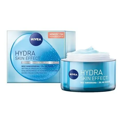 Nivea Hydra Skin Effect Żel do twarzy na dzień- Moc Nawodnienia 50ml