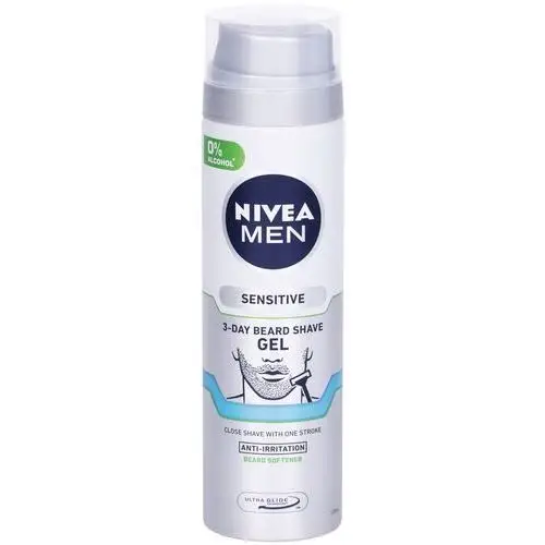NIVEA Men Sensitive żel do golenia 3-dniowy zarost 200ml
