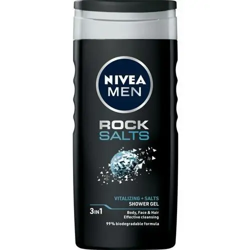 Men żel pod prysznic dla mężczyzn rock salts 250.0 ml Nivea