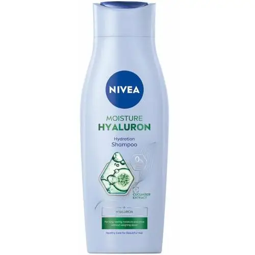 Nivea, Moisture Hyualuron, Szampon Do Włosów Nawilżający, 400ml