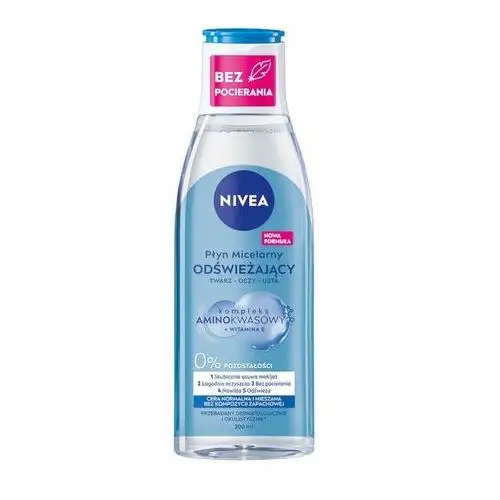 Nivea Płyn micelarny 3w1 skóra normalna i mieszana 200 ml