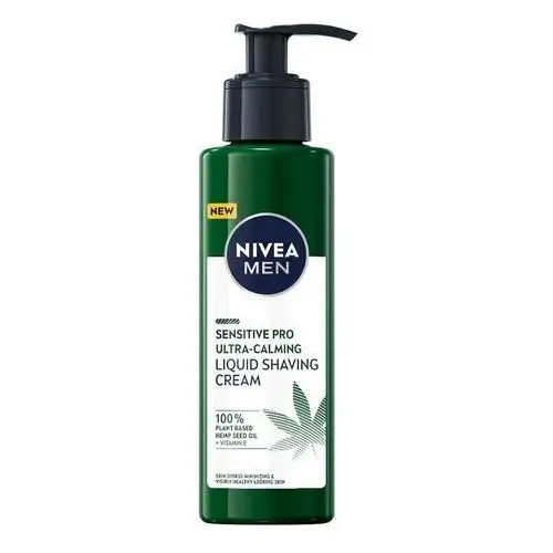 Nivea sensitive pro ultra-łagodzacy płynny krem do golenia rasiercreme 200.0 ml