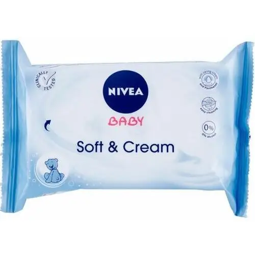 Nivea soft & cream baby chusteczki nawilżane dla dzieci 63 szt