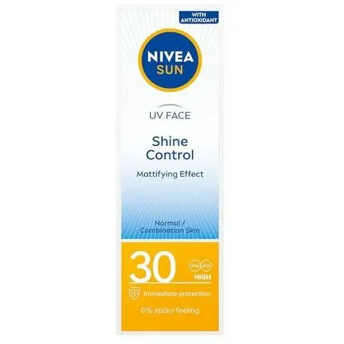 Sun matujący krem do twarzy z wysoką ochroną spf 30 50.0 ml Nivea
