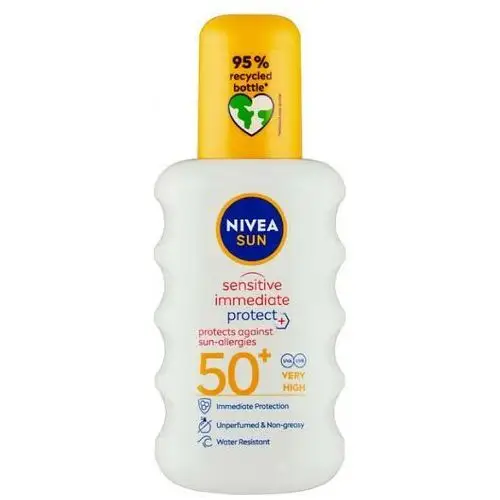 Nivea sun sensitive immediate protect+ sun-allergy opalanie spf50+ 200 ml
