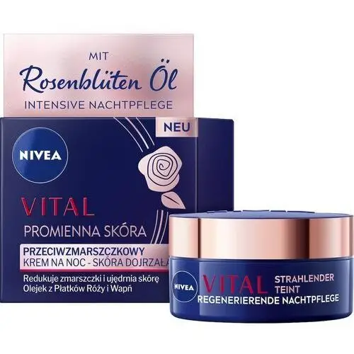 Nivea vital promienna skóra przeciwzmarszczkowy krem na noc nachtcreme 50.0 ml