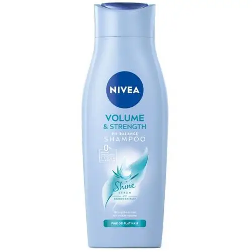 Volume & Strength łagodny szampon do włosów 400 ml Nivea