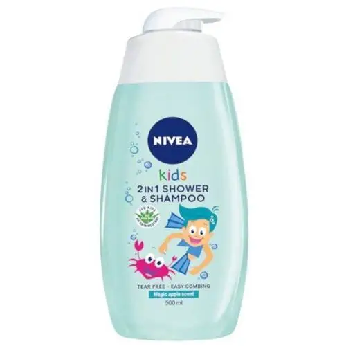 Nivea żel do mycia ciała i włosów o zapachu jabłkowych karmelków 500.0 ml