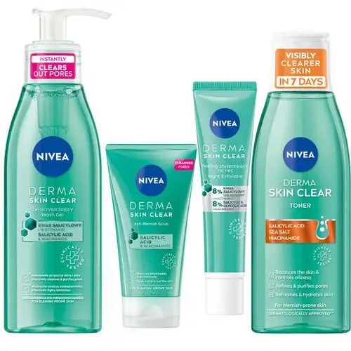 Nivea Zestaw Oczyszczający do twarzy Derma Clear