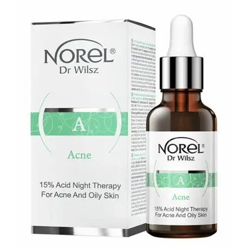 Norel (dr wilsz) acne 15% acid night therapy for acne and oily skin kuracja kwasowa 15% na noc dla cery trądzikowej i tłustej (da148)