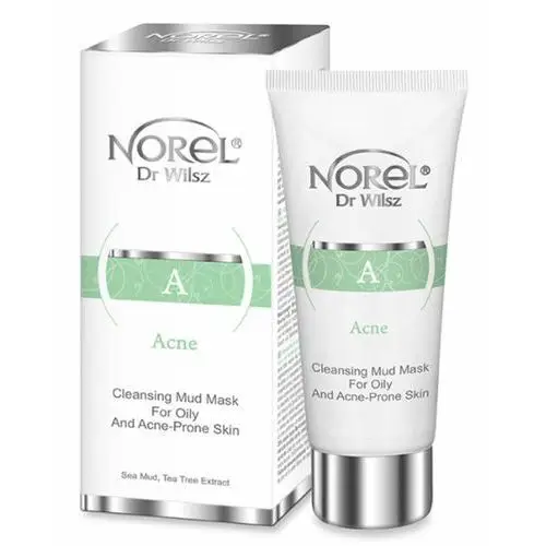 Acne cleansing mud mask for oily and acne-prone skin oczyszczająca maska błotna (dn342) Norel (dr wilsz)