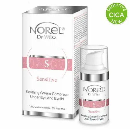 Sensitive soothing cream-compress under eye and eyelid krem-kompres łagodzący pod oczy i na powieki (dz319) Norel (dr wilsz)