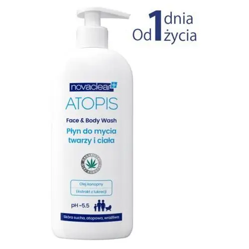 Atopis płyn do mycia twarzy i ciała 500 ml