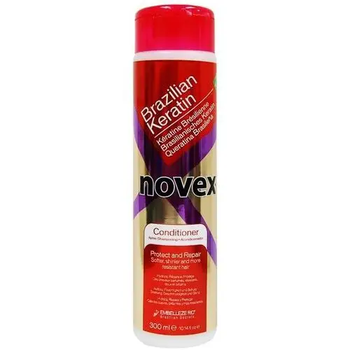 Novex brazilian keratin keratynowa odżywka, regeneruje i odżywia 300ml