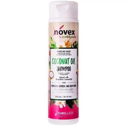 Coconut oil shampoo - nawilżający szampon do włosów suchych 300ml Novex