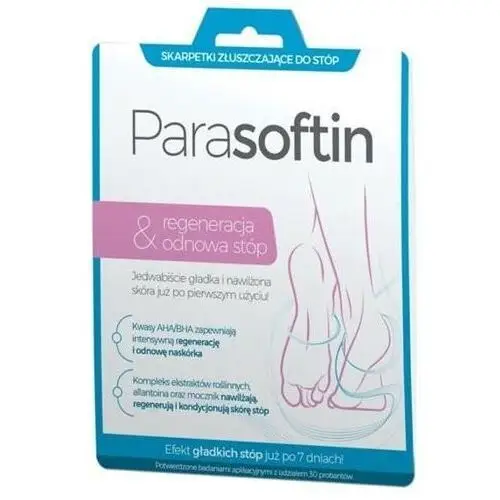 N.p. zdrovit Parasoftin skarpetki złuszczające do stóp x 1 para