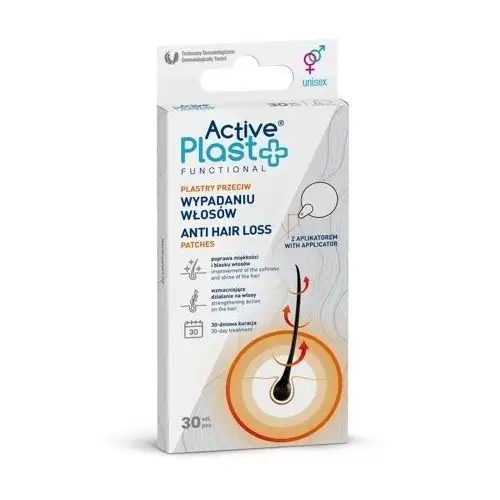 Activeplast plastry przeciw wypadaniu włosów x 30 sztuk Ntrade