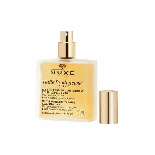Nuxe huile prodigieuse riche multi purpose dry oil face, body, hair olejek do ciała 100 ml dla kobiet