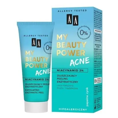 Oceanic Aa my beauty power acne złuszczający peeling enzymatyczny