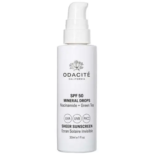 Mineral drops spf50 sunscreen Odacité