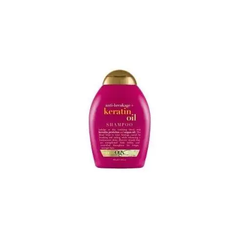 Ogx keratin oil shampoo szampon z olejkiem keratynowym zapobiegający łamaniu włosów 385 ml