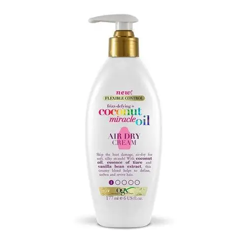 Krem do włosów suchych i zniszczonych 177 ml OGX Frizz Defying + Coconut Miracle Oil