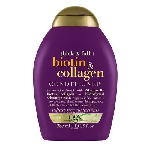 Odżywka z biotyną i kolagenem 385 ml OGX Thick & Full + Biotin & Collagen