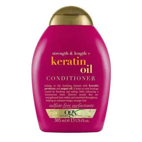 Odżywka z keratyną 385 ml OGX Strength & Lenght + Keratin Oil