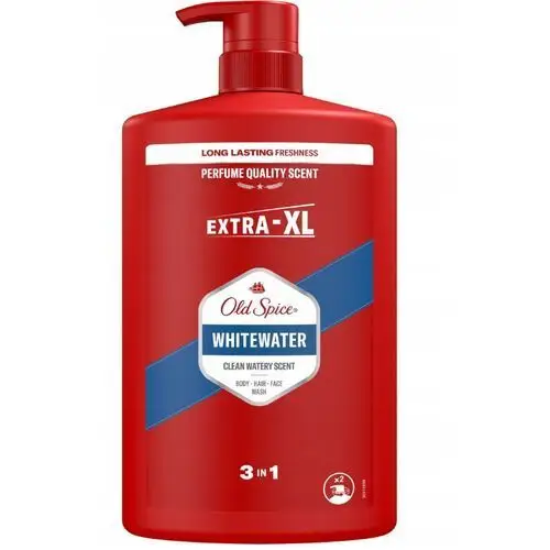 Old Spice Whitewater Żel Pod Prysznic I Szampon Dla Mężczyzn 1000ml, 3W1