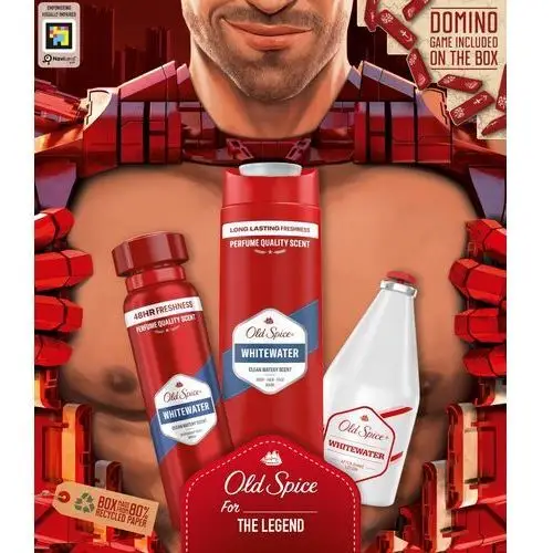 Old Spice Zestaw Whitewater Deo+żel Pod Prysznic+płyn Po Goleniu