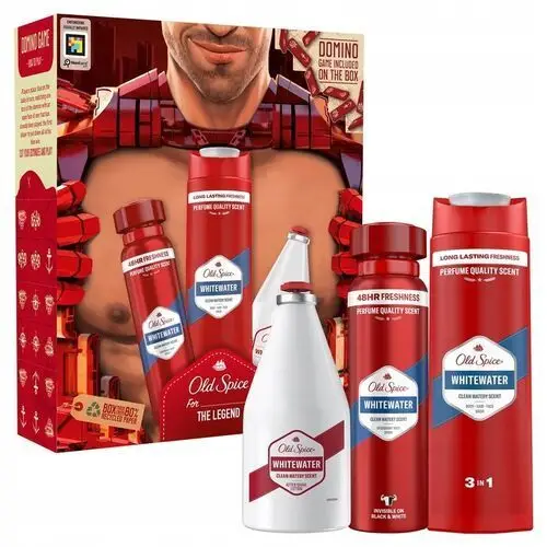 Old Spice zestaw Whitewater dezodorant w sprayu żel pod prysznic+ balsam