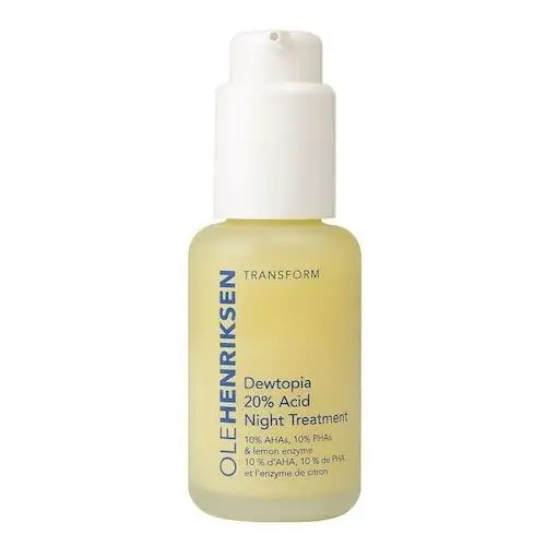 Dewtopia 20% acid night treatment - serum nocne wyrównujące koloryt z aha i pha Olehenriksen