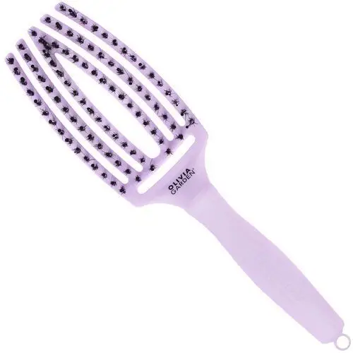 Olivia Garden Finger Brush Combo Medium, szczotka z włosiem dzika do rozczesywania, różne kolory Bloom Lavender