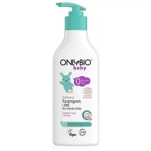 Onlybio Szampon i żel do mycia ciała od 1. dnia życia 300 ml emolibio complex