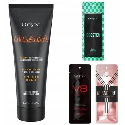 Onyx Magma Tingle Bronzer do opalania w solarium 3 saszetki