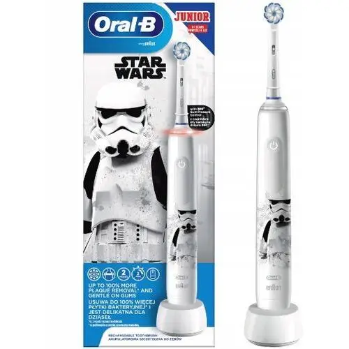 Oral-b Pro 3 Junior elektryczna szczoteczka do zębów Star Wars