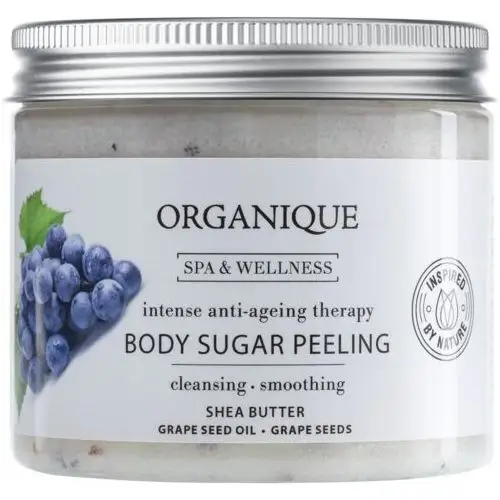 Organique , przeciwstarzeniowy peeling cukrowy intense anti-ageing/grape