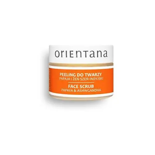 Orientana - peeling do twarzy papaja i żeń-szeń indyjski, 50g