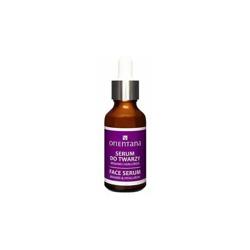 Serum do twarzy brahmi & kwas hialuronowy 30 ml Orientana