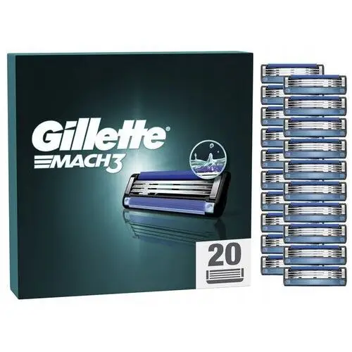 Ostrza do golarki Gillette Mach3 (20 sztuk)