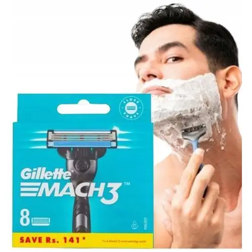 Ostrza Wkłady Wymienne Gillette MACH3 8SZT