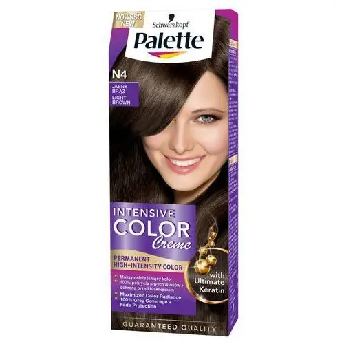 PALETTE Intensive Color Creme N4 Jasny brąz Farba do włosów