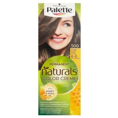 Palette Naturals Permanent Color Creme Farba do włosów nr 6-0 (500) Ciemny Blond 1op