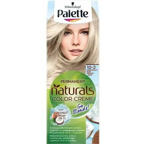 Permanent naturals color creme go blonde rozjaśniająca farba do włosów 219/ 10-2 super popielaty blond (p1) Palette