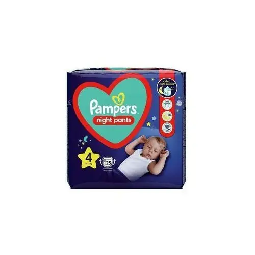 Pampers night pants 4 (9-15 kg) 25 szt