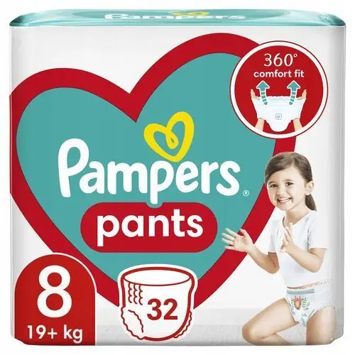 Pampers Pants R.8 Pieluchomajtki 32 Sztuki Comfort